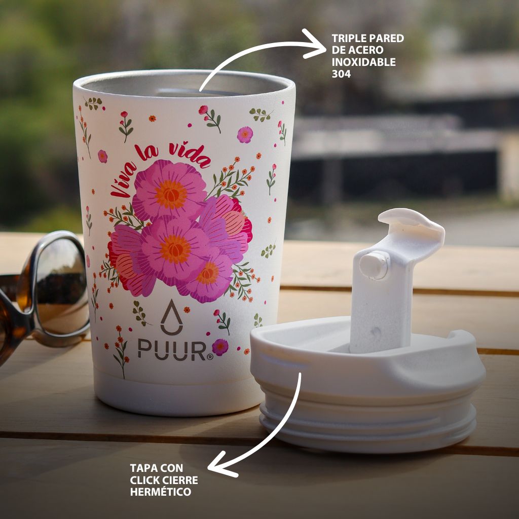 Mug Viva La Vida Hermético 350 ml