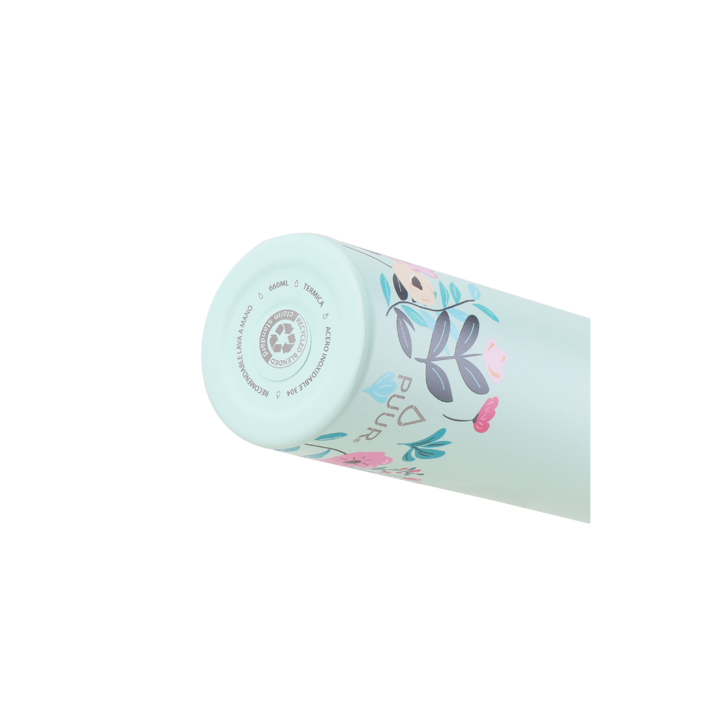 Botella Activa Blossom Green 660ml