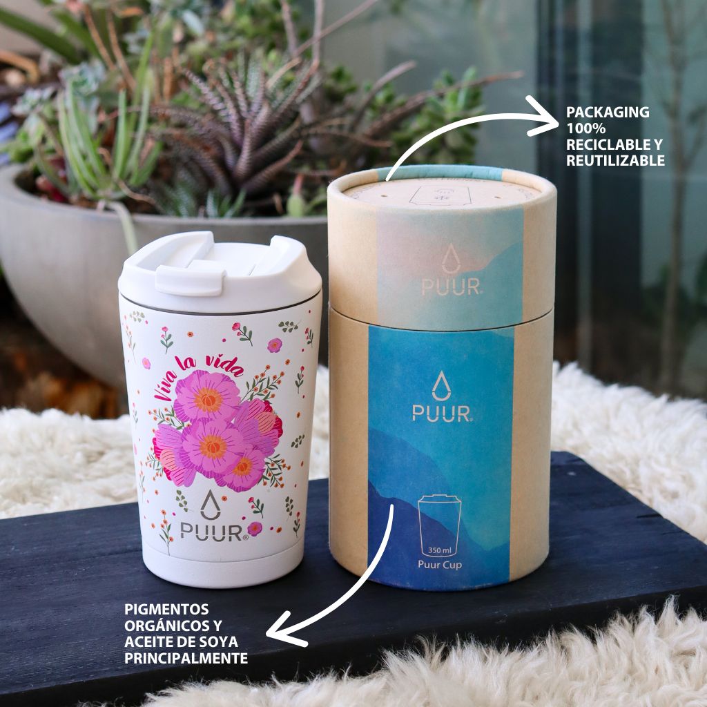 Mug Viva La Vida Hermético 350 ml