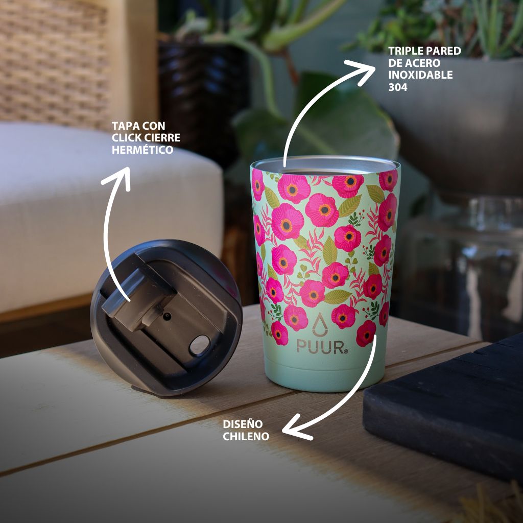 Mug Anémona Hermético 350 ml