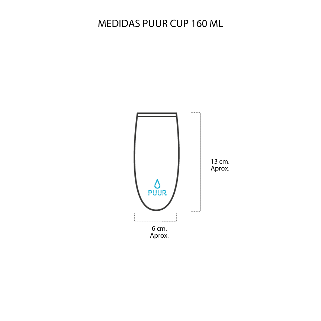 Pack de 4 vasos Térmicos Puur Champagne Unicorn 160 ml