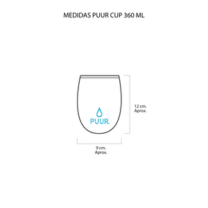 Vaso Térmico Puur Cup Onyx 360 ml