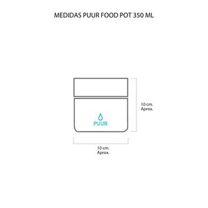 Termo Comida Puur Food Pot Mint 350 ml