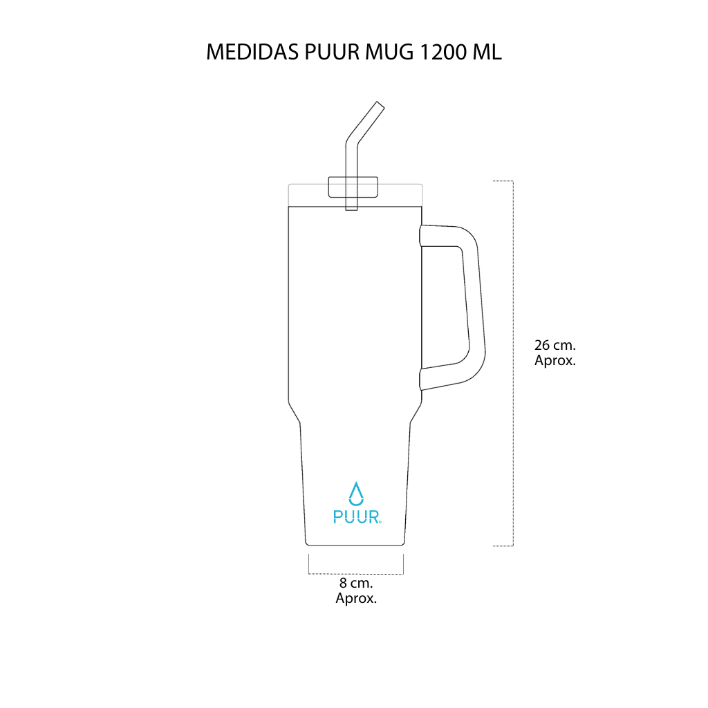 Mug Ladybug Hermético 1200 ml