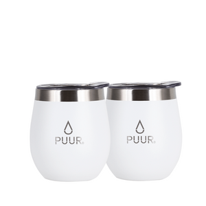 Pack de 2 Vasos Térmicos Puur Cup Alba 240 ml