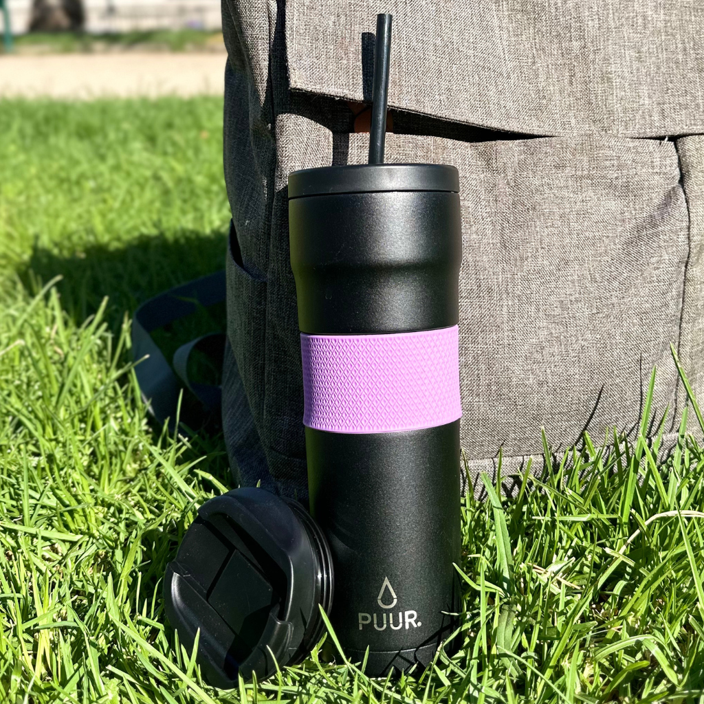 Vaso Térmico Puur Mug Onyx Lila 680 ml + Tapa Antiderrame
