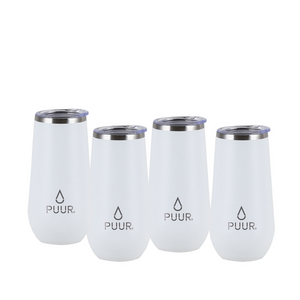 Pack de 4 Vasos Térmicos Puur Champagne Alba 160 ml