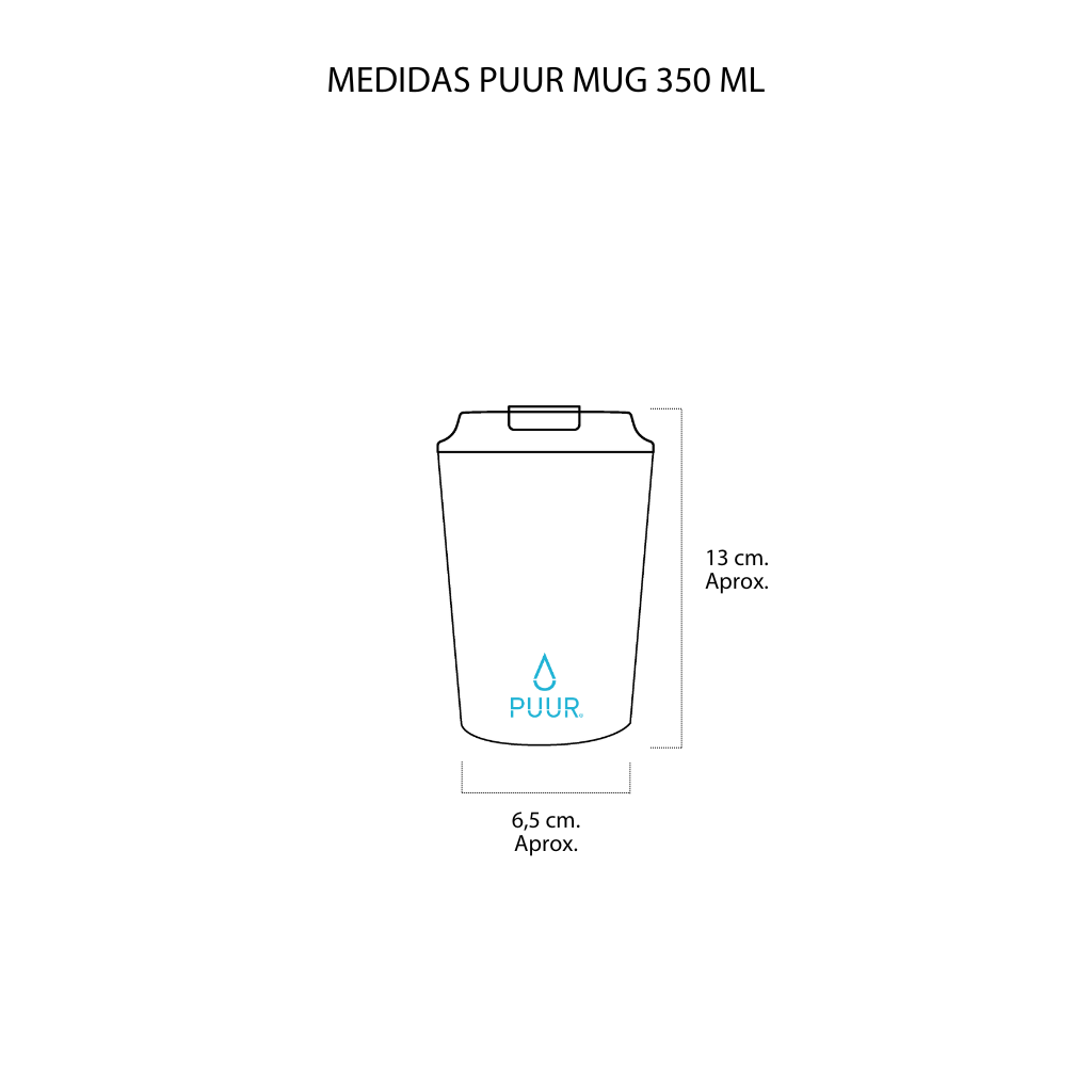 Mug Onyx Hermético 350 ml