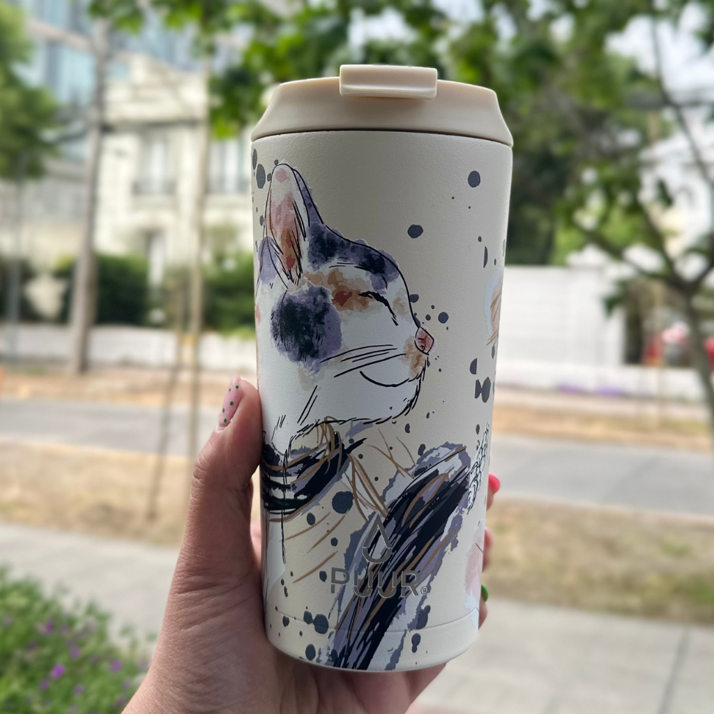 Mug Cat Sand Hermético 470 ml