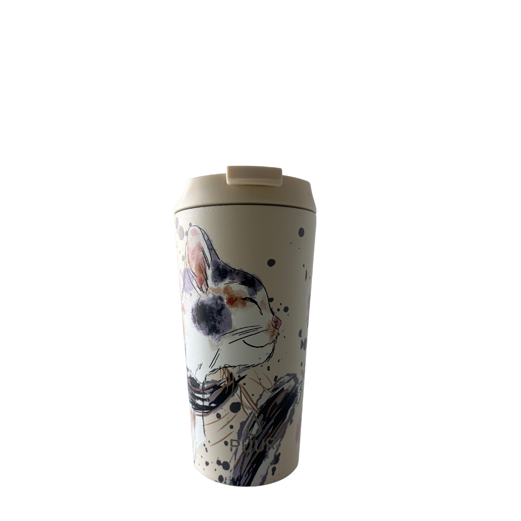 Mug Cat Sand Hermético 470 ml