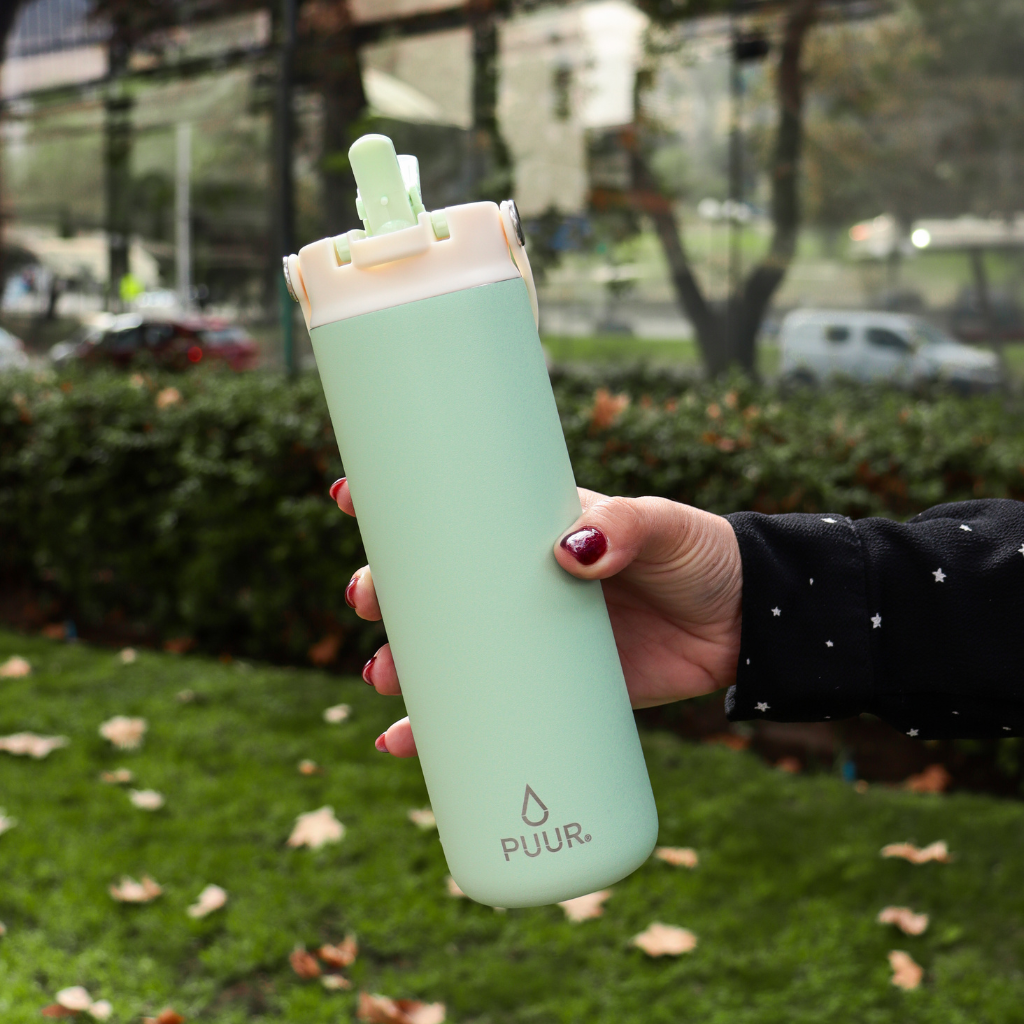 Botella Térmica Puur Activa Agua Marina 600 ml