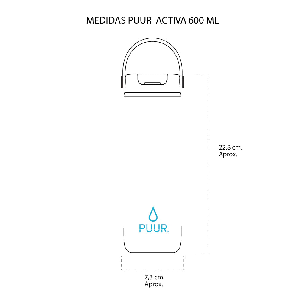 Botella Térmica Puur Activa Anani 600 ml