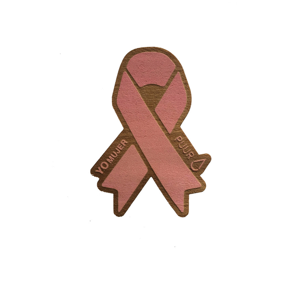 LOGOTIPO DE CAMPAÑA CANCER DE MAMA CON LOGOTIPO PUUR