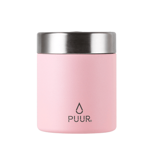 termo para comida marca puur rosado 500ml acero inoxidable 